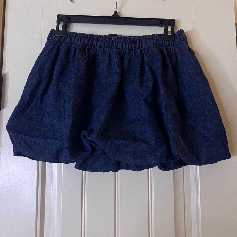 Fashion Nova Denim Blue Skirt